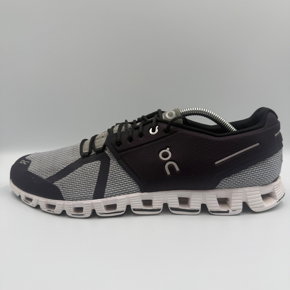 On Cloud X Black Grey White Running Shoes Men's Size 11.5 Low Top Sneakers - Picture 4 of 10